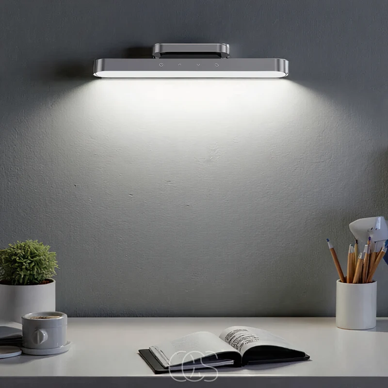 Draadloze Magnetische LED Lamp Dimbaar Aluminium 30cm USB-C Oplaadbaar Wandlamp Sfeerlamp | Sansoti