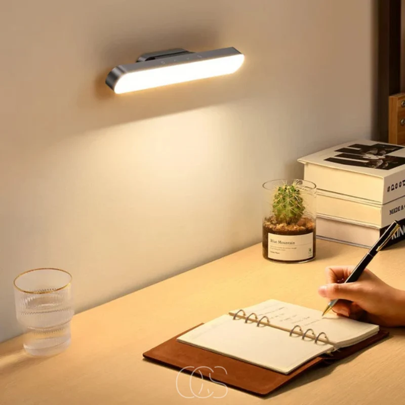 Draadloze Magnetische LED Lamp Dimbaar Aluminium 30cm USB-C Oplaadbaar Wandlamp Sfeerlamp | Sansoti