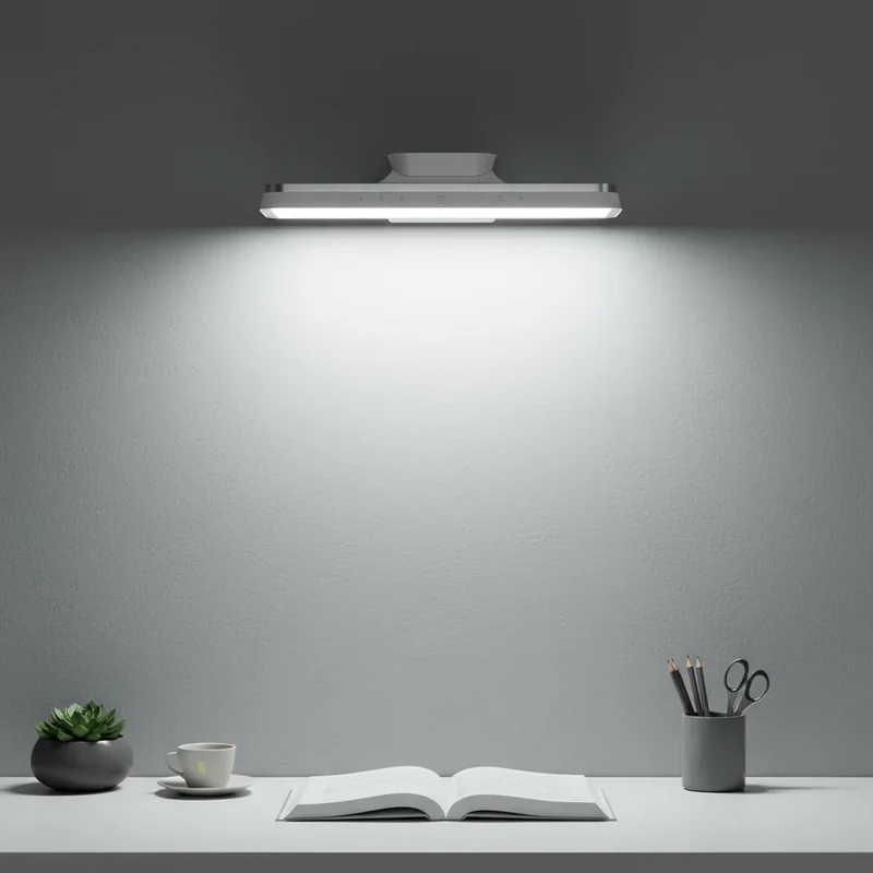 Draadloze Magnetische LED Lamp Dimbaar Aluminium 30cm USB-C Oplaadbaar Wandlamp Sfeerlamp | Sansoti
