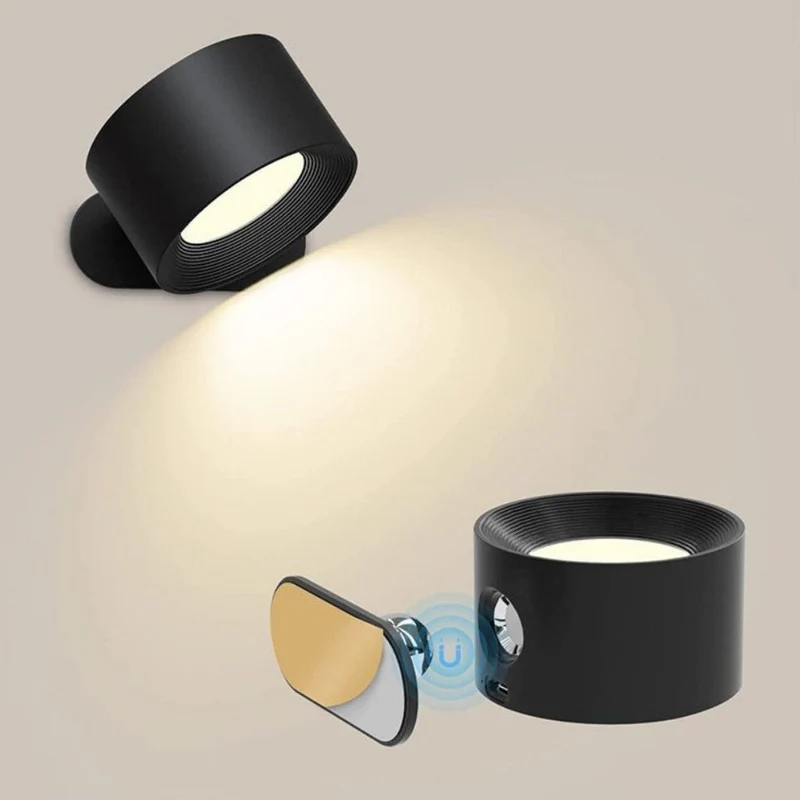 Wandlamp Draadloos Magnetisch 360° Draaibaar Oplaadbaar LED Stick On | Sansoti