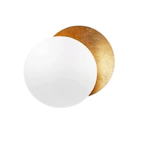 Wandlamp Zonsverduistering Draaibaar Metaal Goud Art Deco LED | Sansoti