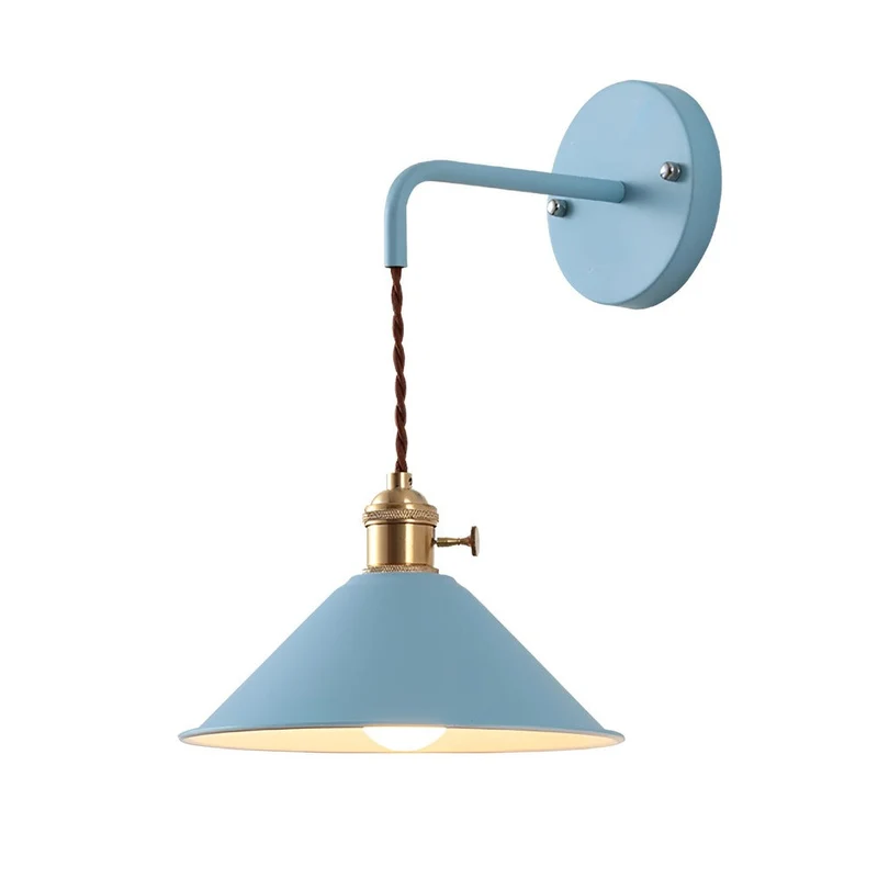 Wandlamp Retro Vintage Metaal Kegelvorm 22cm Industrieel Design | Sansoti