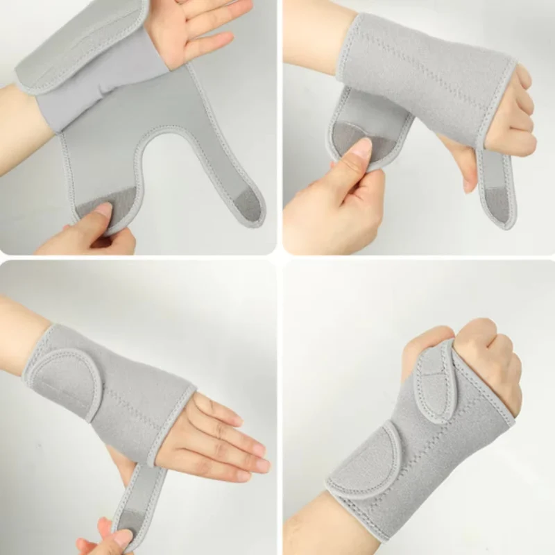 Verstelbare Polsbrace met Metalen Spalk voor Optimale Ondersteuning en Stabiliteit Tijdens Dagelijks Werk | Sansoti