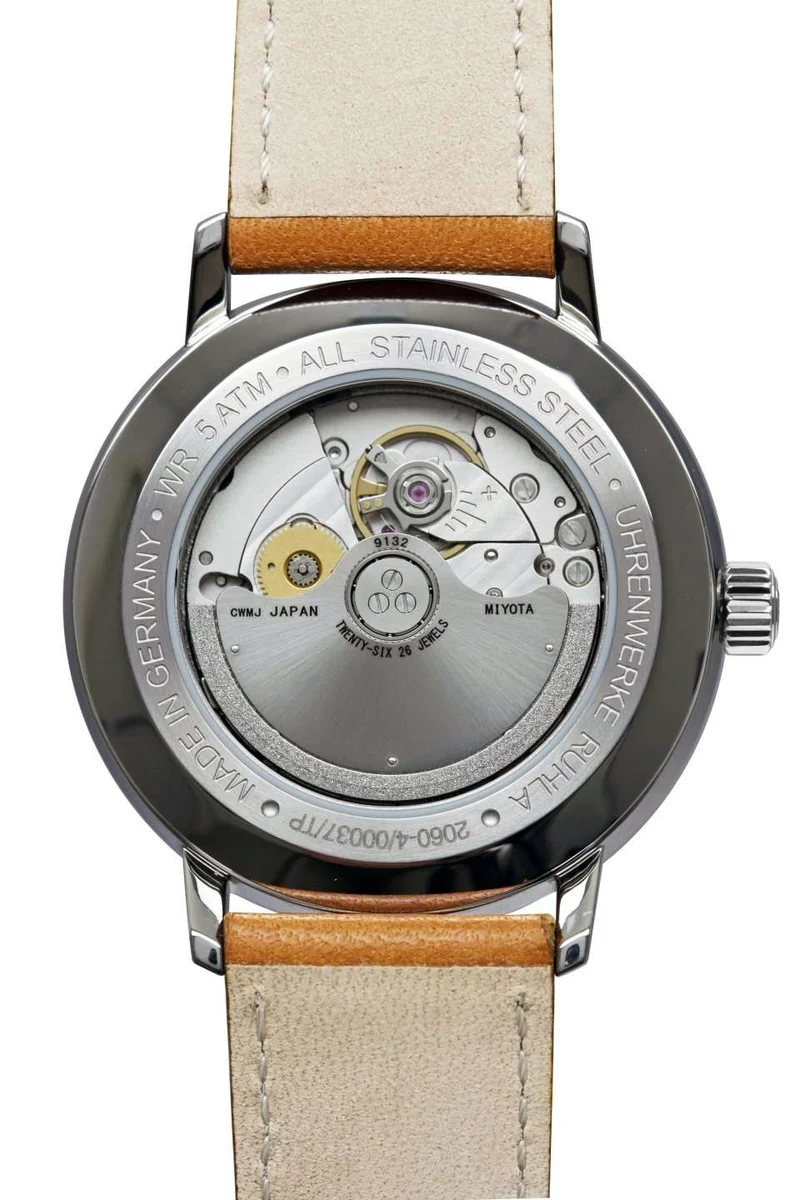 Bauhaus Dessau 2060-4 Herren Armbanduhr • Automatikwerk mit Gangreserveanzeige • Mineralglas K1