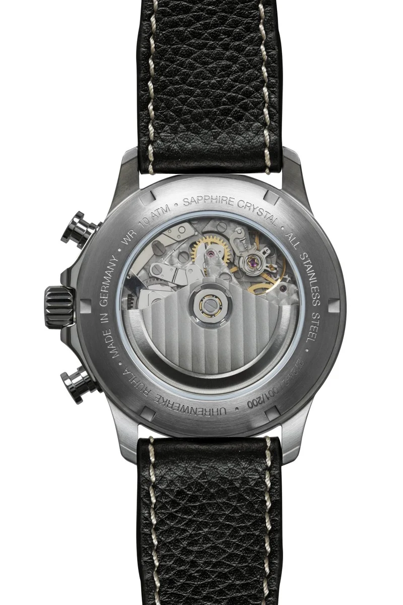 Bauhaus Aviation Tornado 2724-2 Herren Automatik-Chronograph • Saphirglas • Sellita SW500