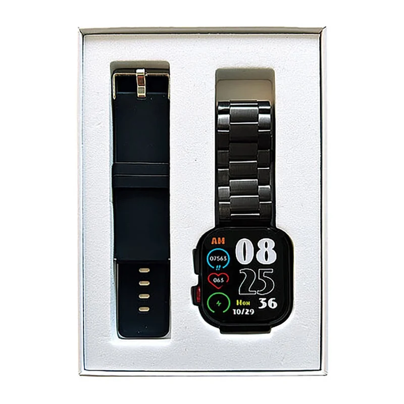 Atlanta 9739/7 Smartwatch Unisex Schwarz • Aktivitätstracker • Mineralglas