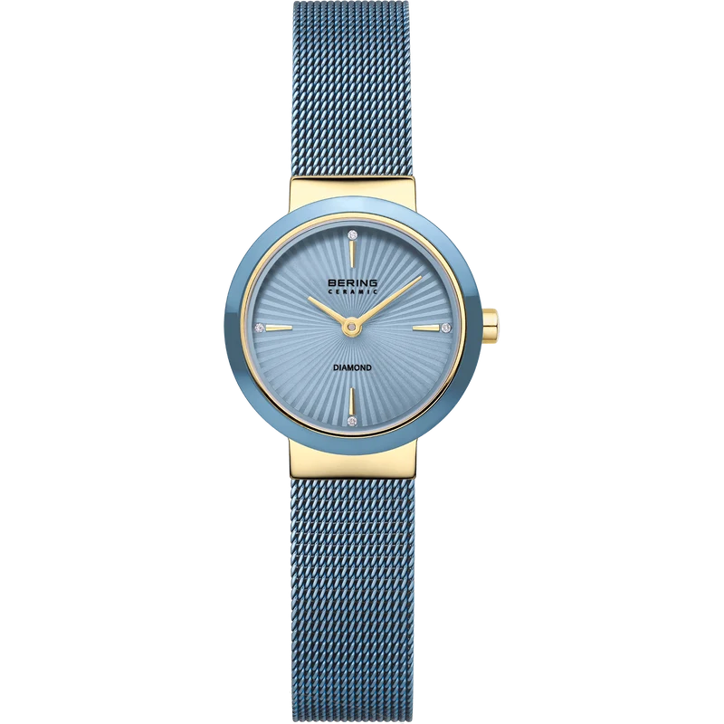 Bering Classic 10725-339 Damen Armbanduhr • Saphirglas • Keramiklünette