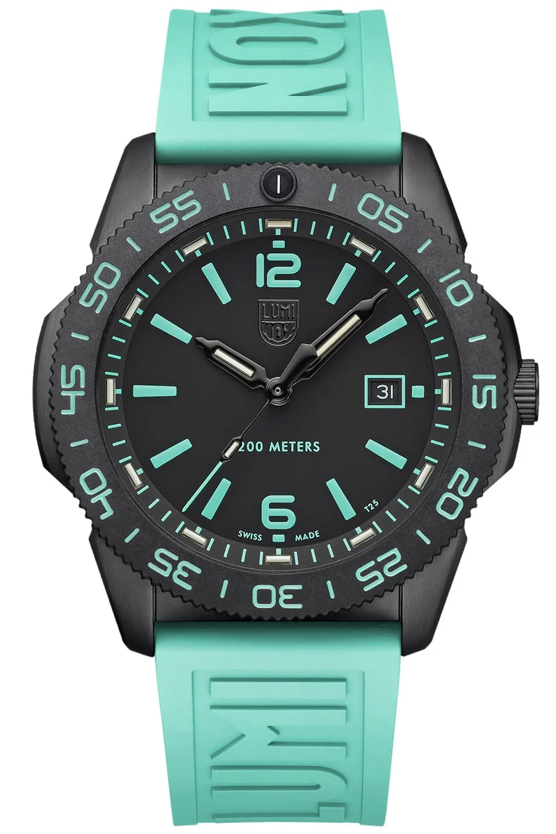 Luminox Pacific Diver XS.3124.N.SET Herrenuhr Schwarz • Limitierte Edition • Saphirglas & 200 m wasserdicht