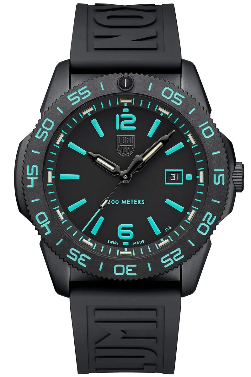 Luminox Pacific Diver XS.3124.N.SET Herrenuhr Schwarz • Limitierte Edition • Saphirglas & 200 m wasserdicht