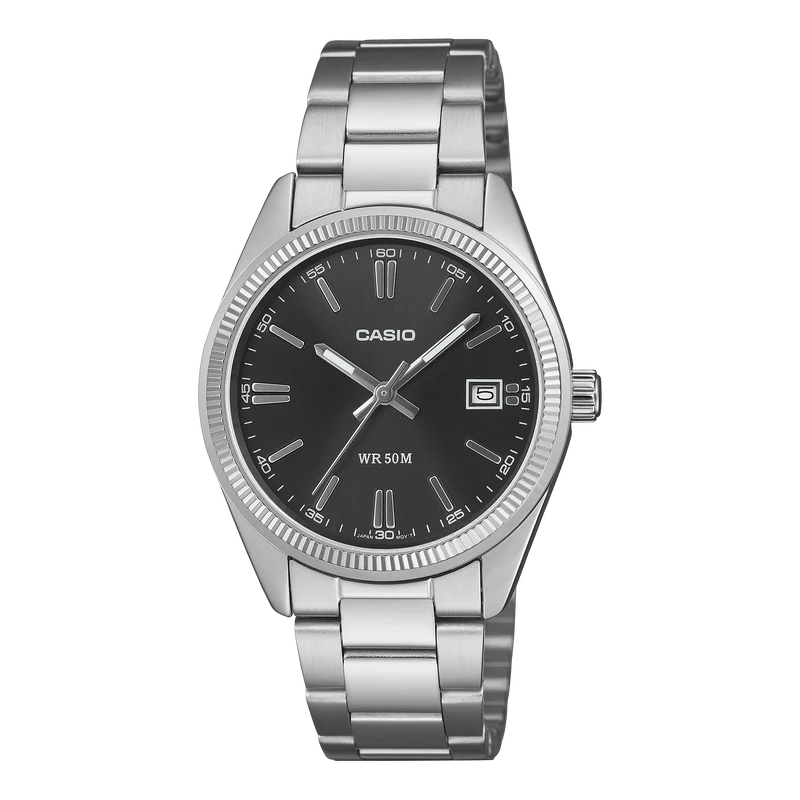 Casio Timeless UTP-1302PD-1AVEF Unisex Armbanduhr Schwarz • Mineralglas • 5 bar Wasserdicht