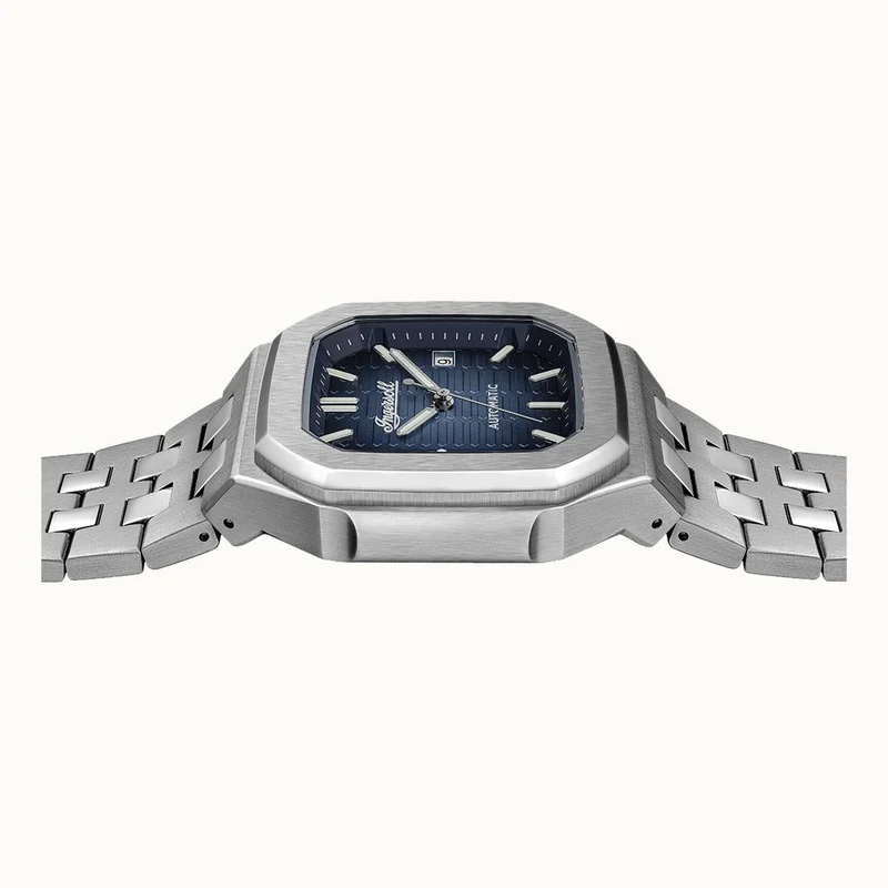 Ingersoll 1892 The Yield I17801 Herren Armbanduhr Blau • Automatikwerk • Mineralglas