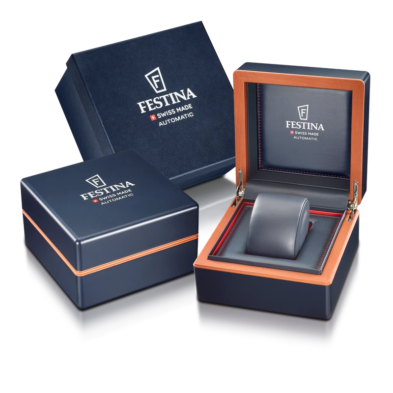 Festina Swiss Made F20056/1 Herren Armbanduhr Weiß • ETA Valjoux 7750 Automatik • Saphirglas