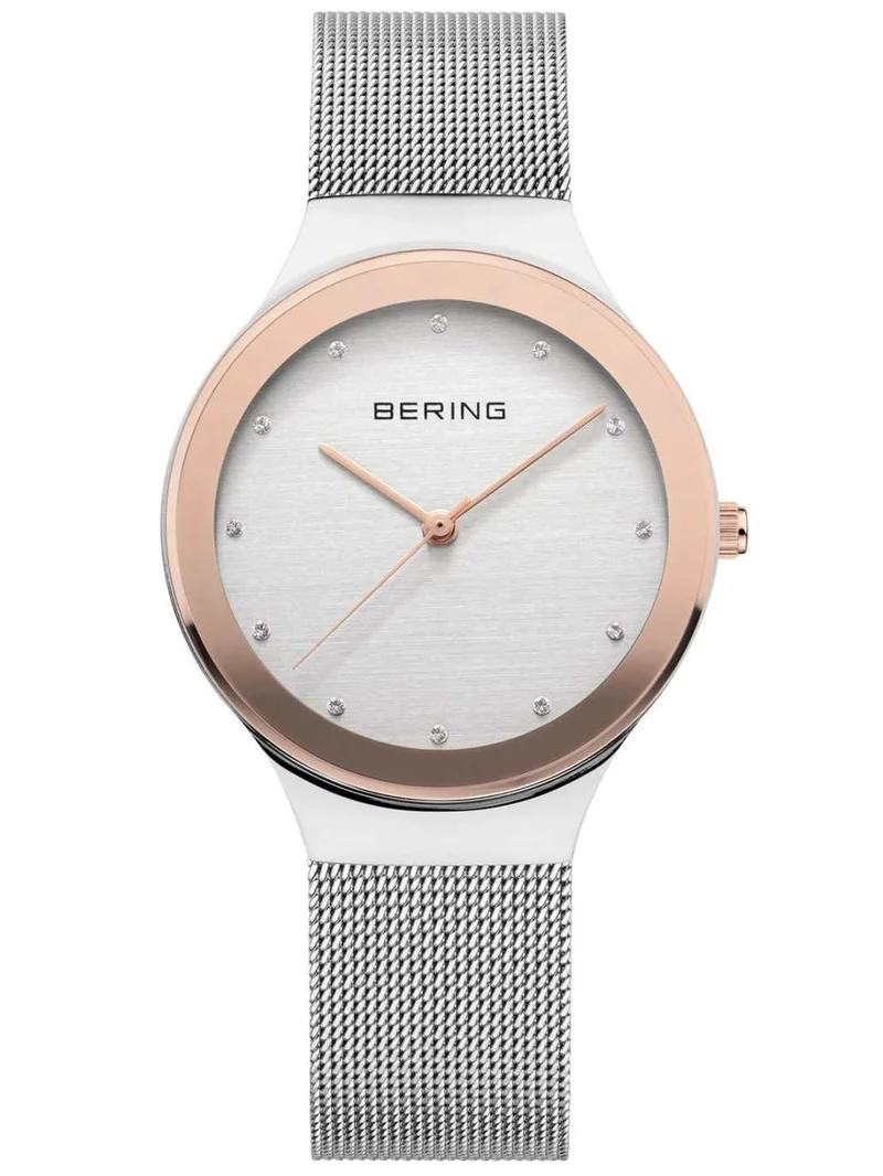Bering Classic 12934-060 Damen Armbanduhr Silber • Minimalistisches Quarzwerk • Edelstahlarmband