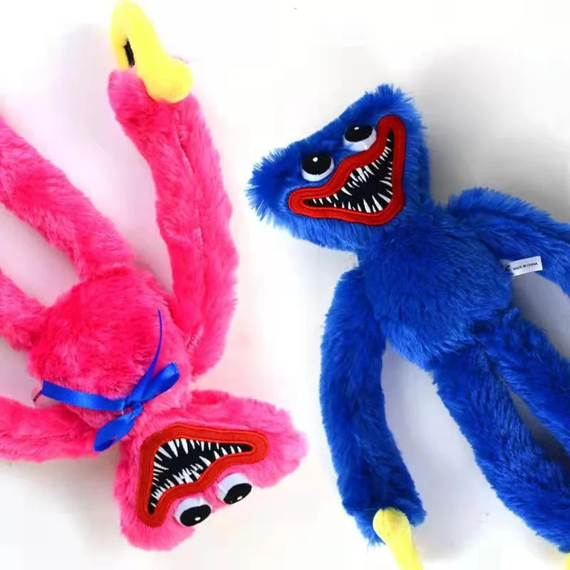 Knuffel Fantasiefiguur 40cm Zacht Gevuld Pluche Speelkameraad Kinderkamer Decoratie Blauw Rood Knuffeldier | Sansoti