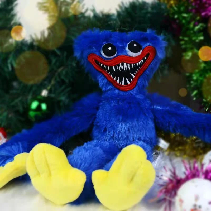 Knuffel Fantasiefiguur 40cm Zacht Gevuld Pluche Speelkameraad Kinderkamer Decoratie Blauw Rood Knuffeldier | Sansoti
