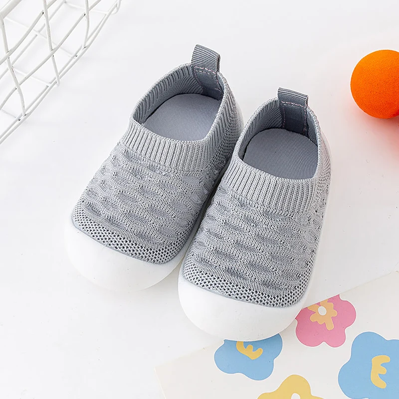 Baby Schoensokken met Anti-Slip Zool Mesh Design Kinderschoenen Ademend Comfort Eerste Stapjes Peuters | Sansoti