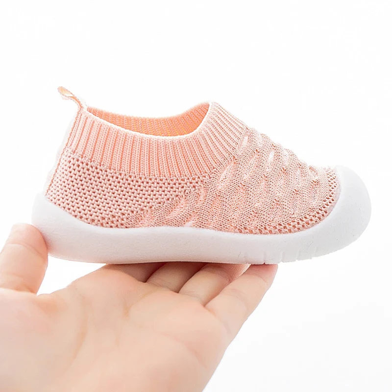 Baby Schoensokken met Anti-Slip Zool Mesh Design Kinderschoenen Ademend Comfort Eerste Stapjes Peuters | Sansoti
