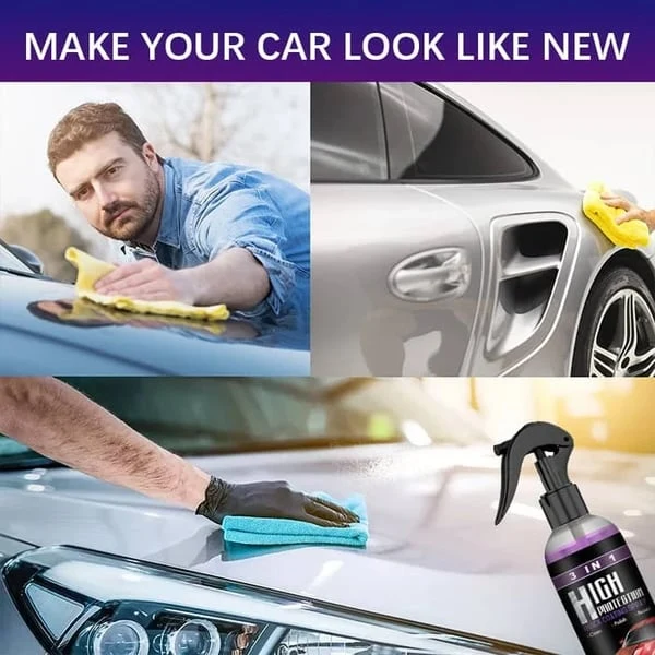 Keramische Coating Spray 3-in-1 Autolak Bescherming Watervrij Reinigen Glans Herstellen Auto Onderhoud | Sansoti