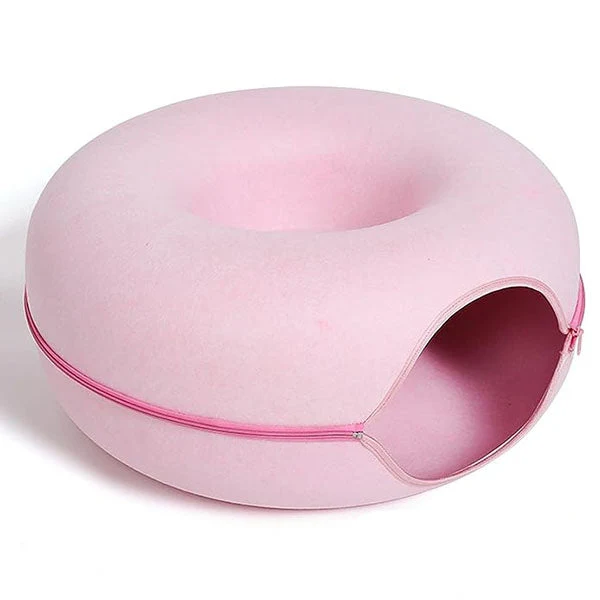 Katten Holte met Geïntegreerde Krabplank Hangmat Rustplek Spelenderwijs Donkergrijs Lichtgrijs Roze Huisdier | Sansoti
