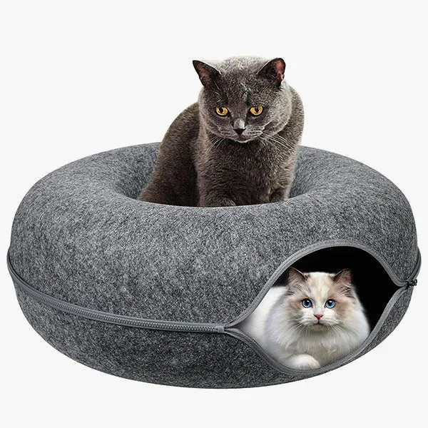 Katten Holte met Geïntegreerde Krabplank Hangmat Rustplek Spelenderwijs Donkergrijs Lichtgrijs Roze Huisdier | Sansoti