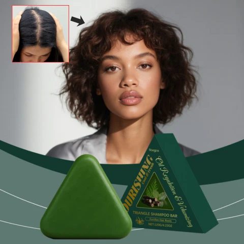 Kruidenshampoo Bar voor Voller Dikker Haar Natuurlijke Haarverzorging Scalp Balance Haargroei Stimuleren | Sansoti