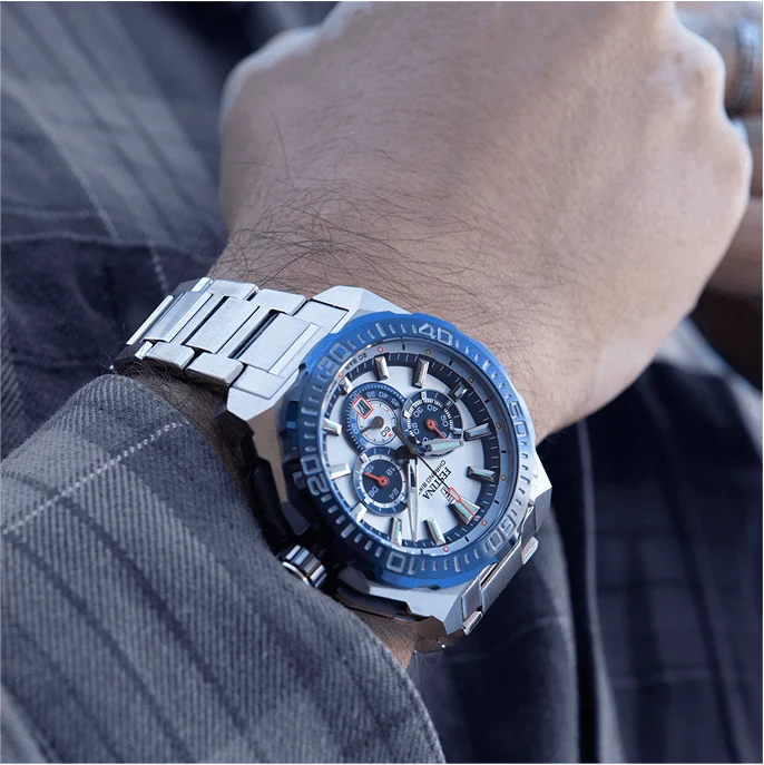 Festina Chrono Bike F20724/1 Herren Armbanduhr Silber • Chronograph • 20 ATM Wasserdicht