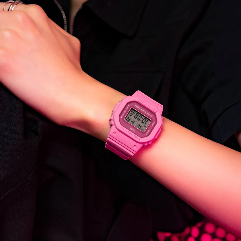 Casio G-Shock GMD-S5610PP-4ER Damen Armbanduhr Pink • Biobasiertes Resin • Stoßfest bis 20 bar