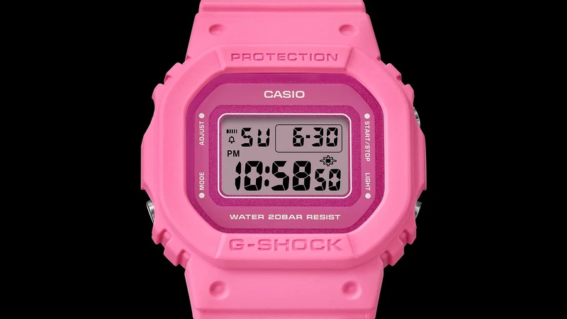 Casio G-Shock GMD-S5610PP-4ER Damen Armbanduhr Pink • Biobasiertes Resin • Stoßfest bis 20 bar