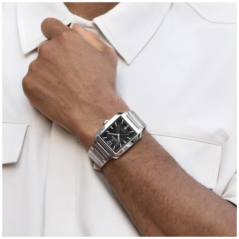 Festina On The Square F20677/4 Herren Armbanduhr Schwarz • Miyota Quarzwerk • Mineralglas