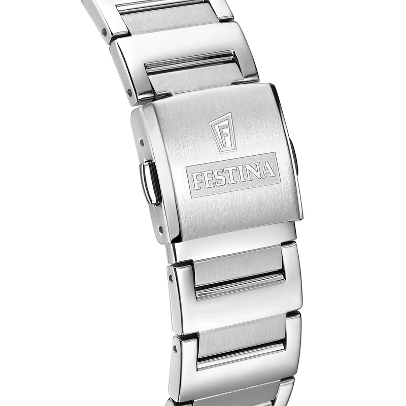 Festina On The Square F20677/4 Herren Armbanduhr Schwarz • Miyota Quarzwerk • Mineralglas