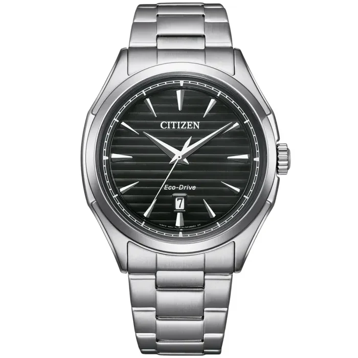 Citizen Classic AW1750-85E Herren Armbanduhr Schwarz • Eco-Drive Solar • Mineralglas
