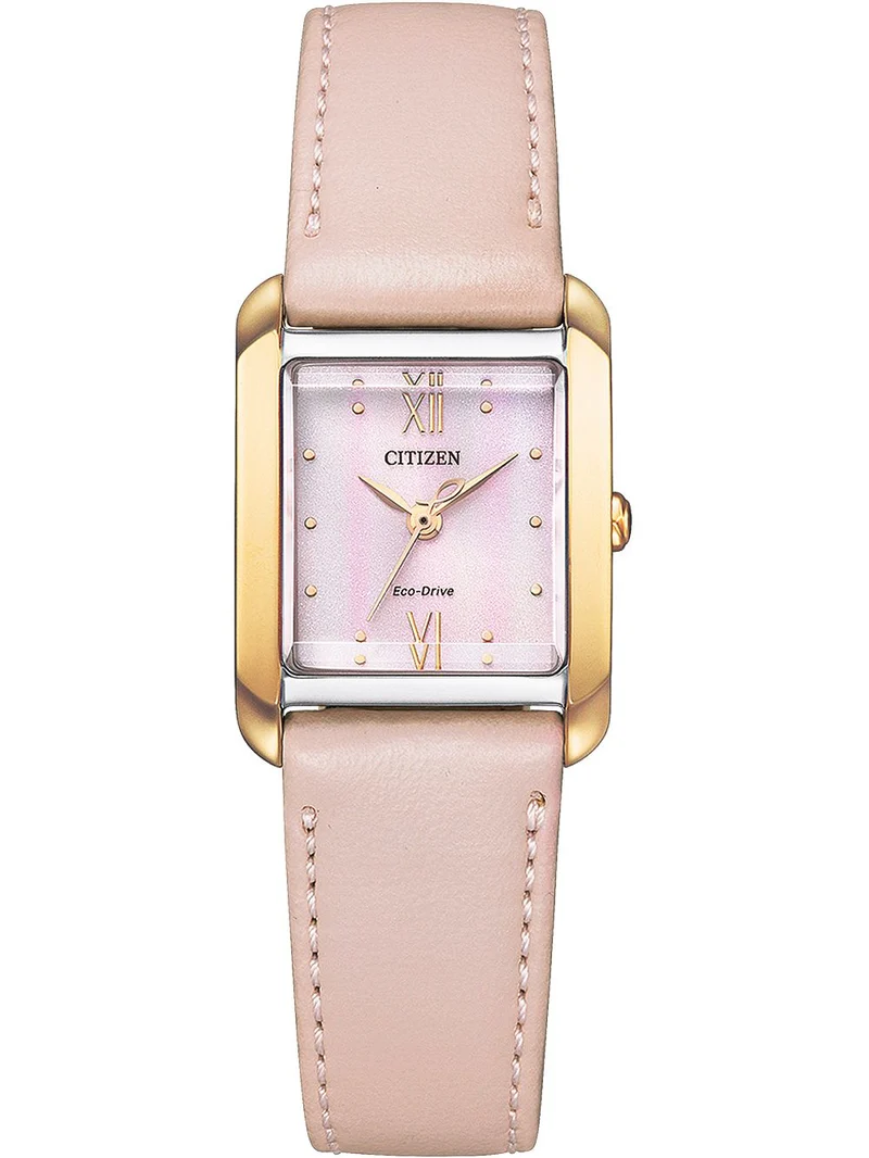 Citizen Elegance EW5596-66X Damen Armbanduhr Roségold • Saphirglas • Eco-Drive Solar
