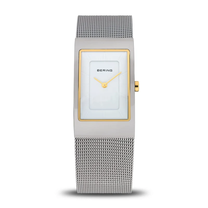 Bering Classic 10222-010S Damen Armbanduhr Silber • Saphirglas • Milanaise-Armband