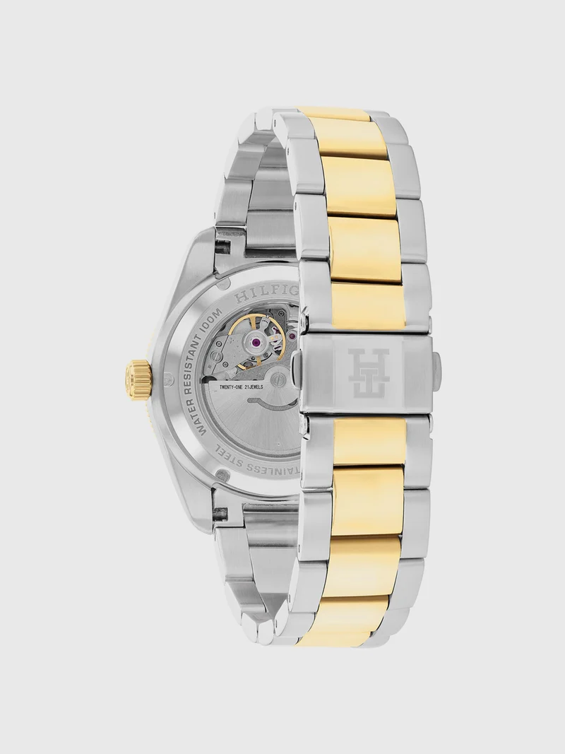 Tommy Hilfiger TH85 1710552 Herren Armbanduhr Schwarz • Japanisches Automatikwerk • Wasserdicht 100 m