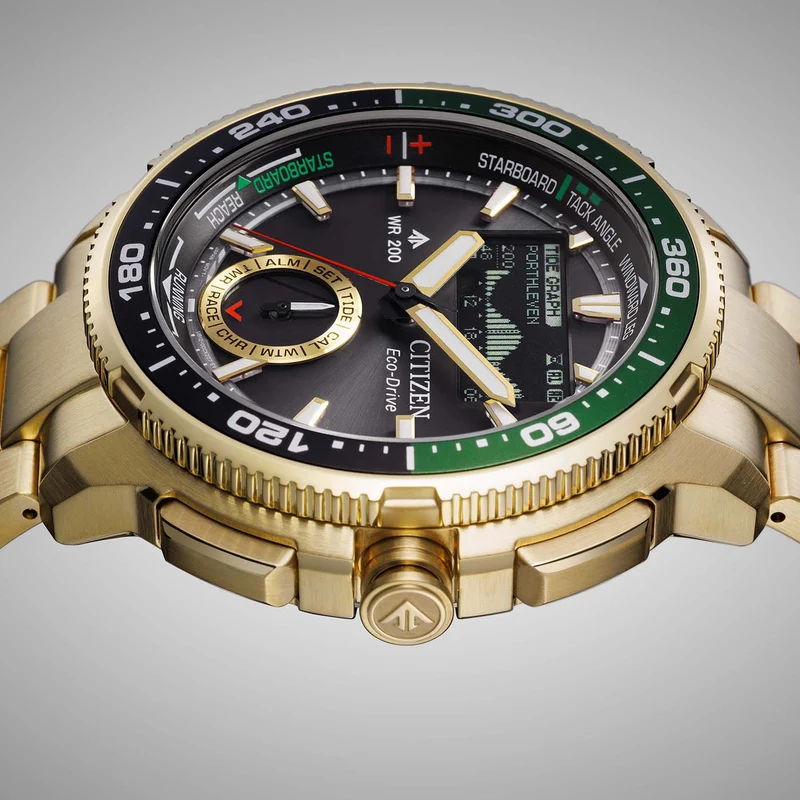 Citizen PROMASTER Wave Tracker JV3002-51E Herren Armbanduhr Schwarz • Saphirglas • Eco-Drive Solar