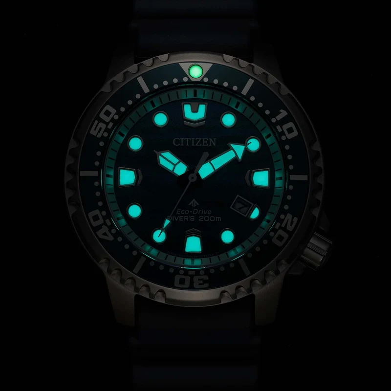 Citizen Promaster Blue Ocean BN0167-09W Herren Armbanduhr Blau • Eco-Drive Solar • 20 bar Taucheruhr