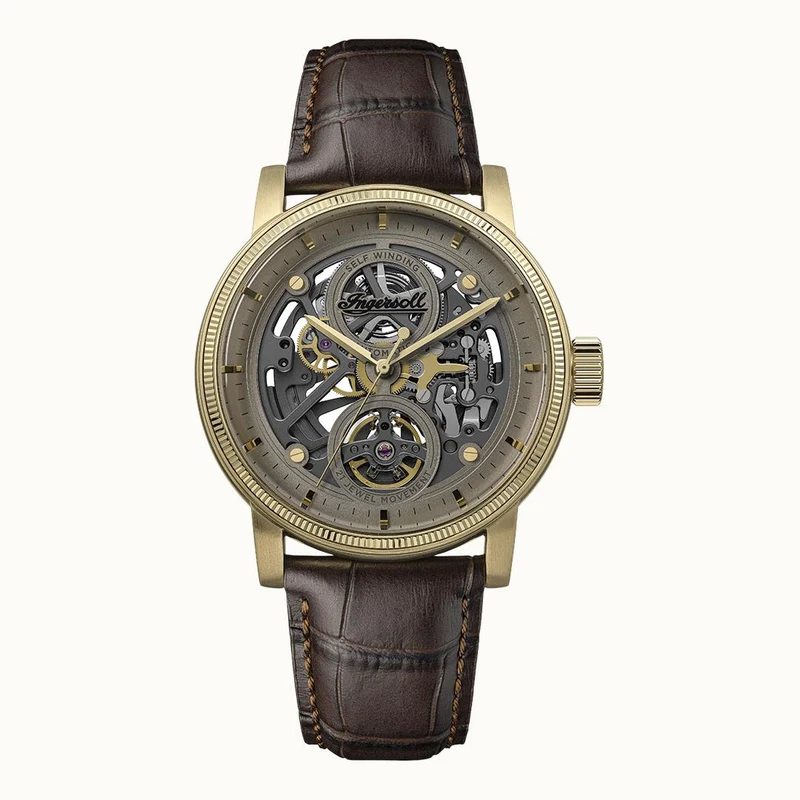 Ingersoll 1892 The Guy I17502 Herren Armbanduhr Grau • Automatikwerk • Mineralglas