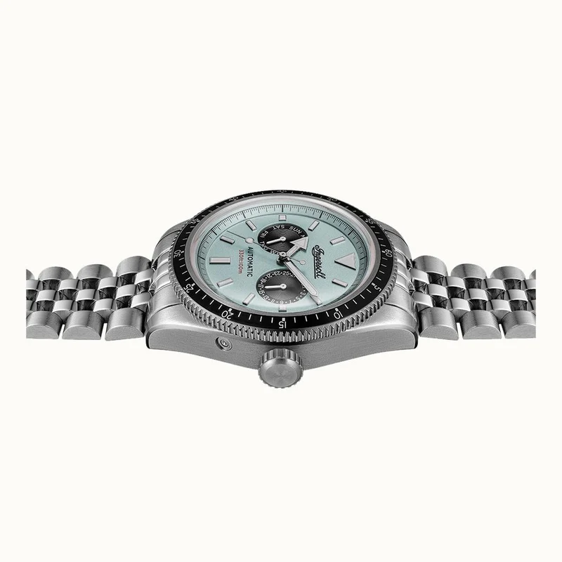 Ingersoll 1892 The Outlaw I17202 Herren Armbanduhr Türkis • Automatikwerk • Mineralglas