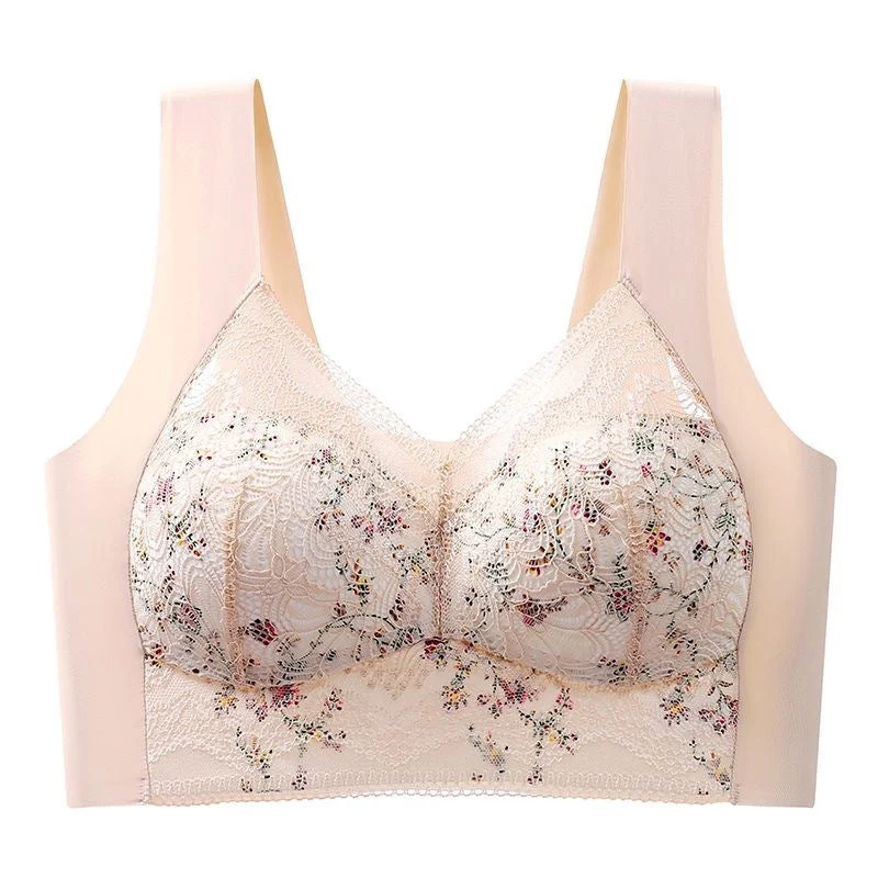 Full-Coverage BH Naadloos Extra Ondersteuning Elastisch Damesondergoed Zwart Beige Dagelijks Comfort | Sansoti