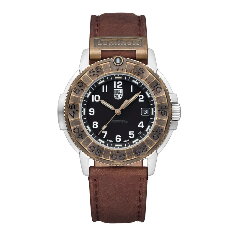 Luminox Adventure Watch XL.1301.LG Herren Armbanduhr Braun • Saphirglas mit AR-Beschichtung • Luminox Light Technology