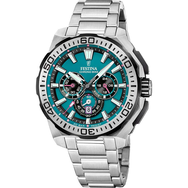 Festina Chrono Bike F20724/6 Herren Armbanduhr Blau • Chronograph • 20 ATM Wasserdicht