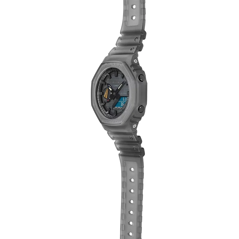 Casio G-SHOCK GA-2100FT-8AER Herren Armbanduhr Grau • Carbon Core Guard • FUTUR Kollaboration