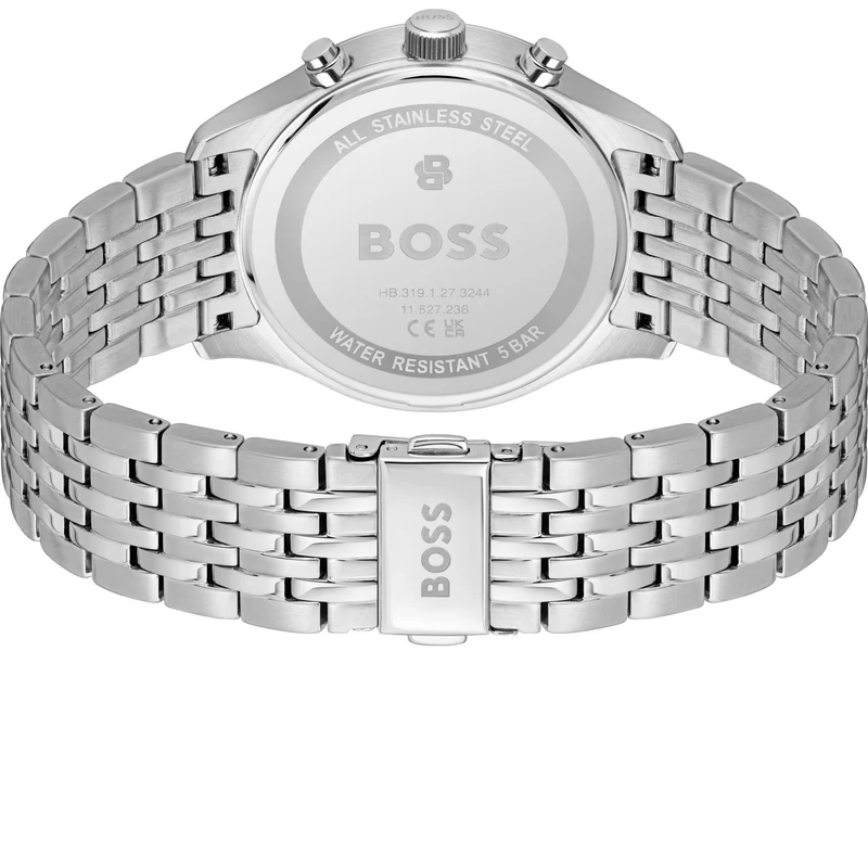 BOSS Stratus 1514330 Herren Armbanduhr Grün • Mineralglas • Edelstahlarmband