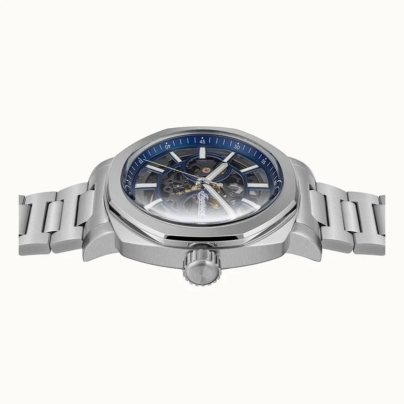 Ingersoll 1892 The Outrider I16403 Herren Armbanduhr Blau • Automatikwerk • Mineralglas