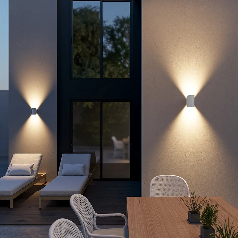 Wandlamp Up Down LED Binnen Aluminium Zwart Wit G4 | Sansoti