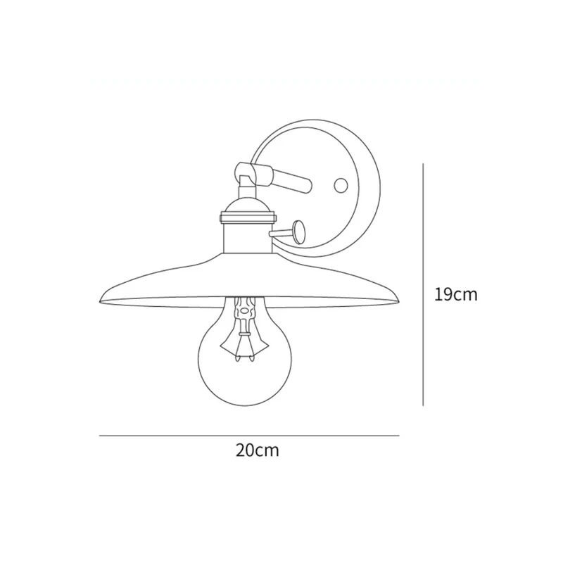 Wandlamp Walnotenhout Messing E27 20cm Rond Woonkamer Slaapkamer Gang Japandi
