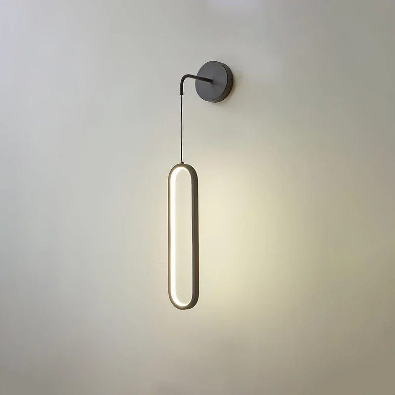 Hangende Wandlamp LED Messing Acryl 68cm Dimbaar Woonkamer Slaapkamer Gang Modern