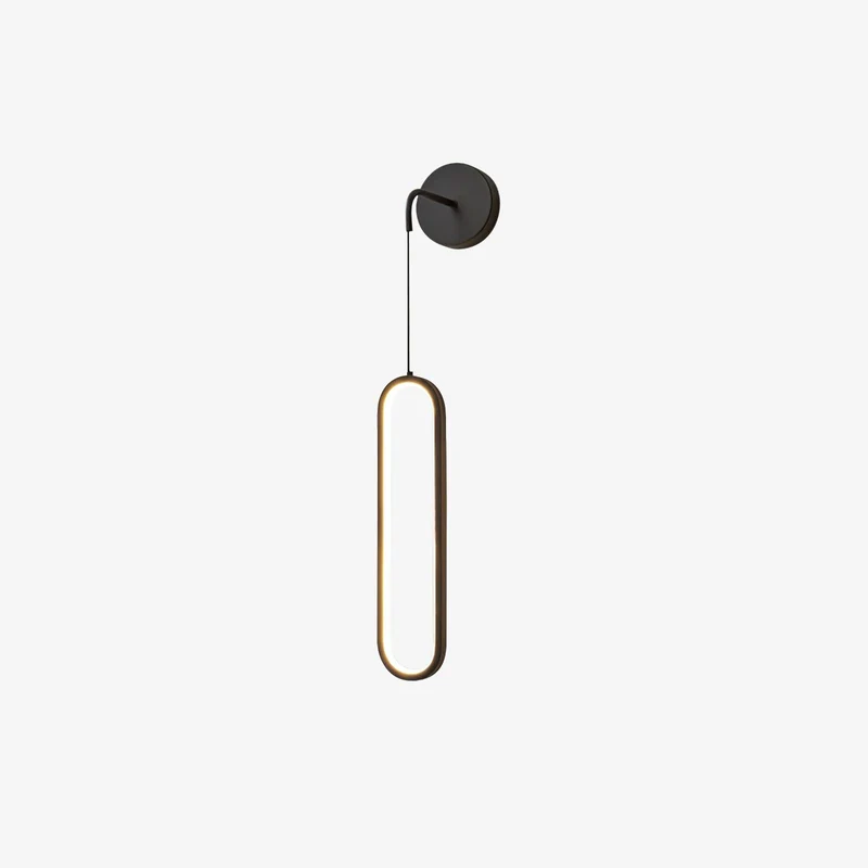 Hangende Wandlamp LED Messing Acryl 68cm Dimbaar Woonkamer Slaapkamer Gang Modern