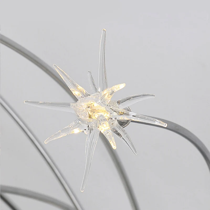 Plafondlamp Metaal Glas Semi Flush Mount LED Modern Woonkamer Eetkamer Slaapkamer | Sansoti