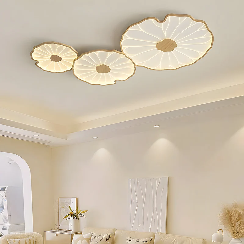 Plafondlamp Lotusbladeren Acryl LED Modern Rond Woonkamer Slaapkamer Hal | Sansoti